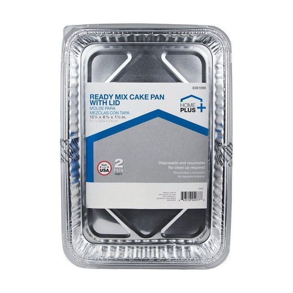 Home Plus Cakepan Lid12.25X8.1"2Pk D19020